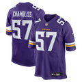 Minnesota Vikings Chaz Chambliss Nike Purple Game Jersey
