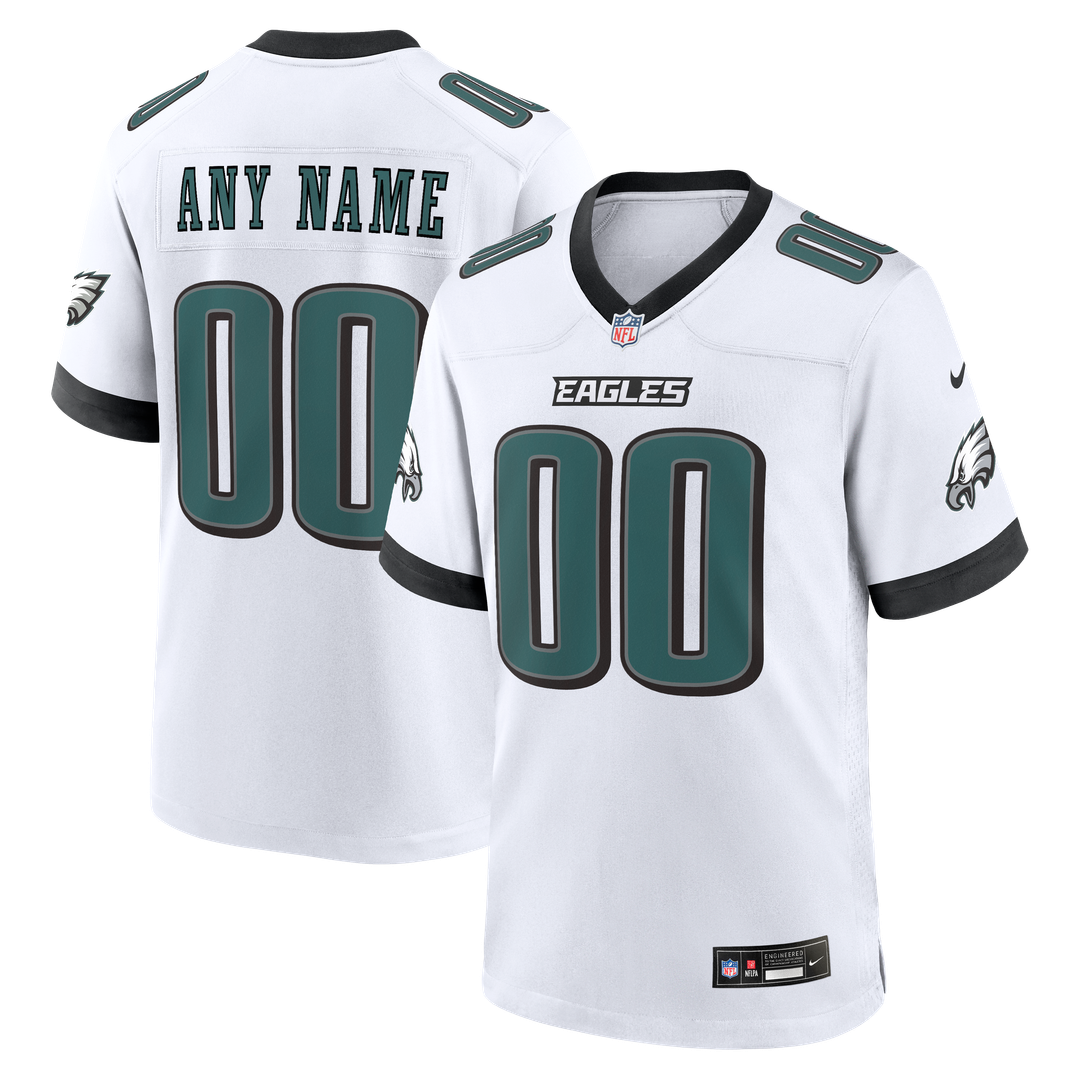 Philadelphia Eagles Nike Midnight Green Team Custom Jersey