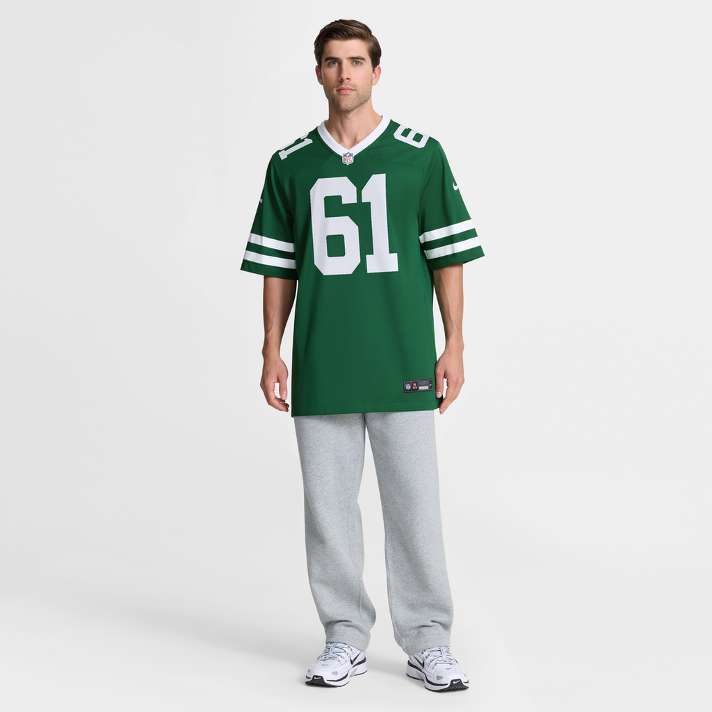 New York Jets Max Mitchell Nike Legacy Green Game Jersey