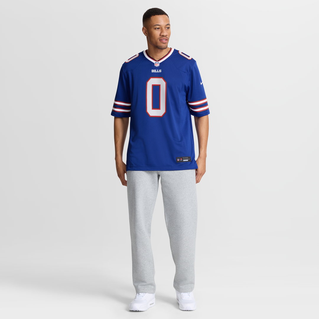 Buffalo Bills Keon Coleman Nike Gray Nickel City Game Jersey
