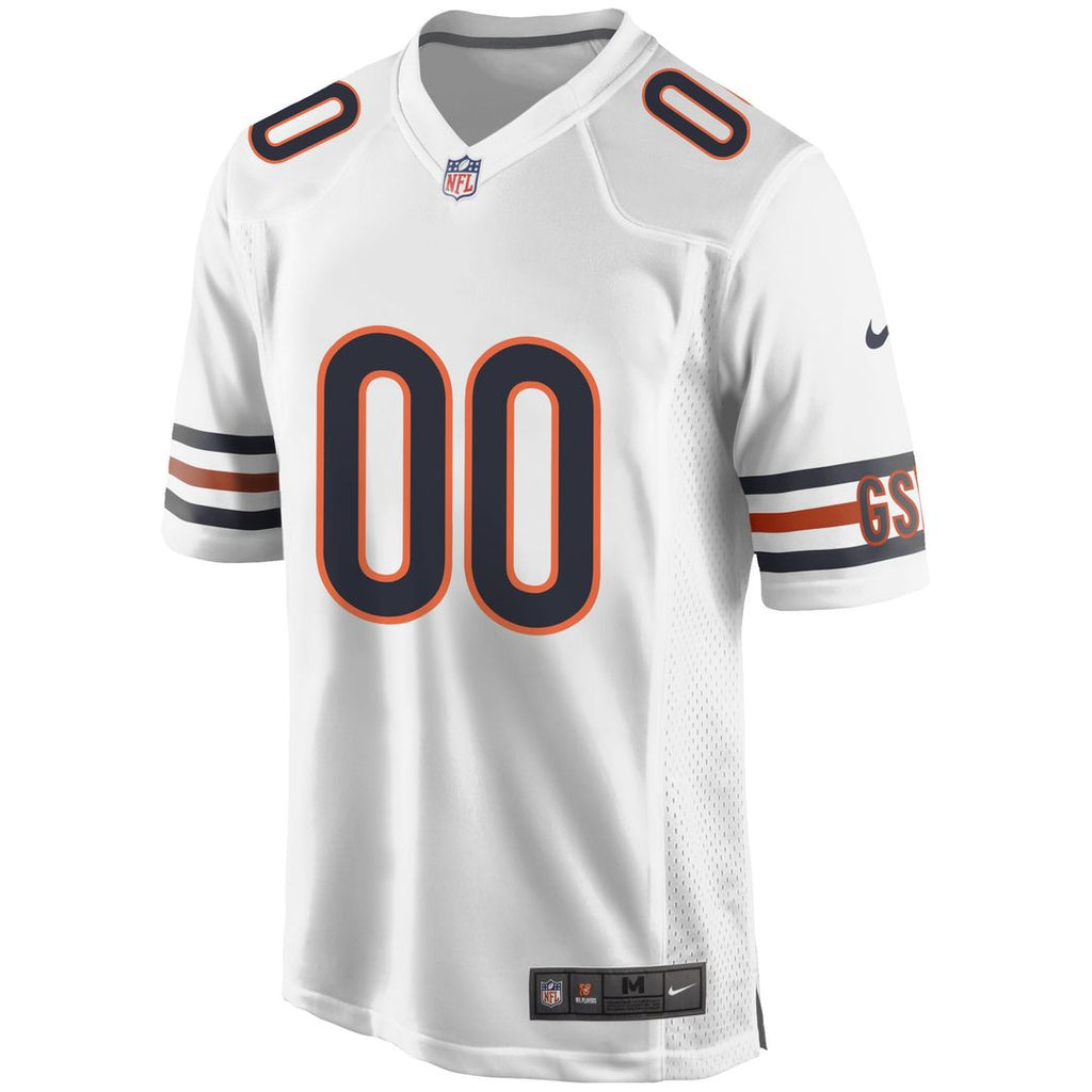 Chicago Bears Nike White Custom Jersey