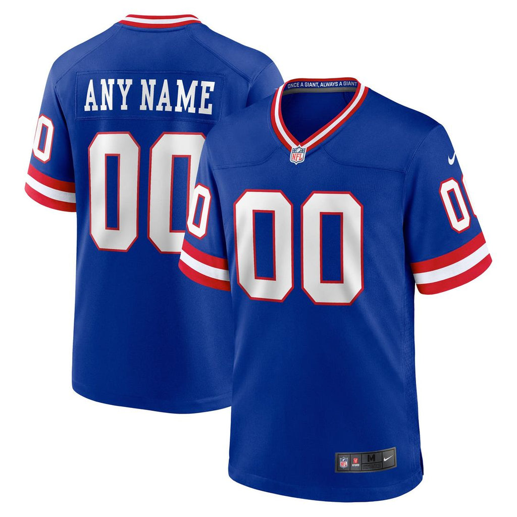 New York Giants Nike Royal Classic Custom Jersey