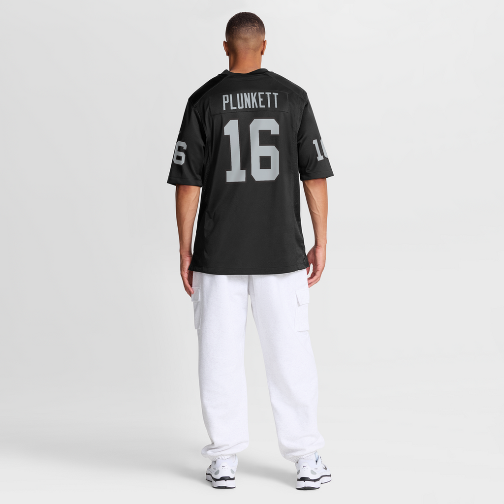 Las Vegas Raiders Jim Plunkett Nike Black Retired Player Game Jersey