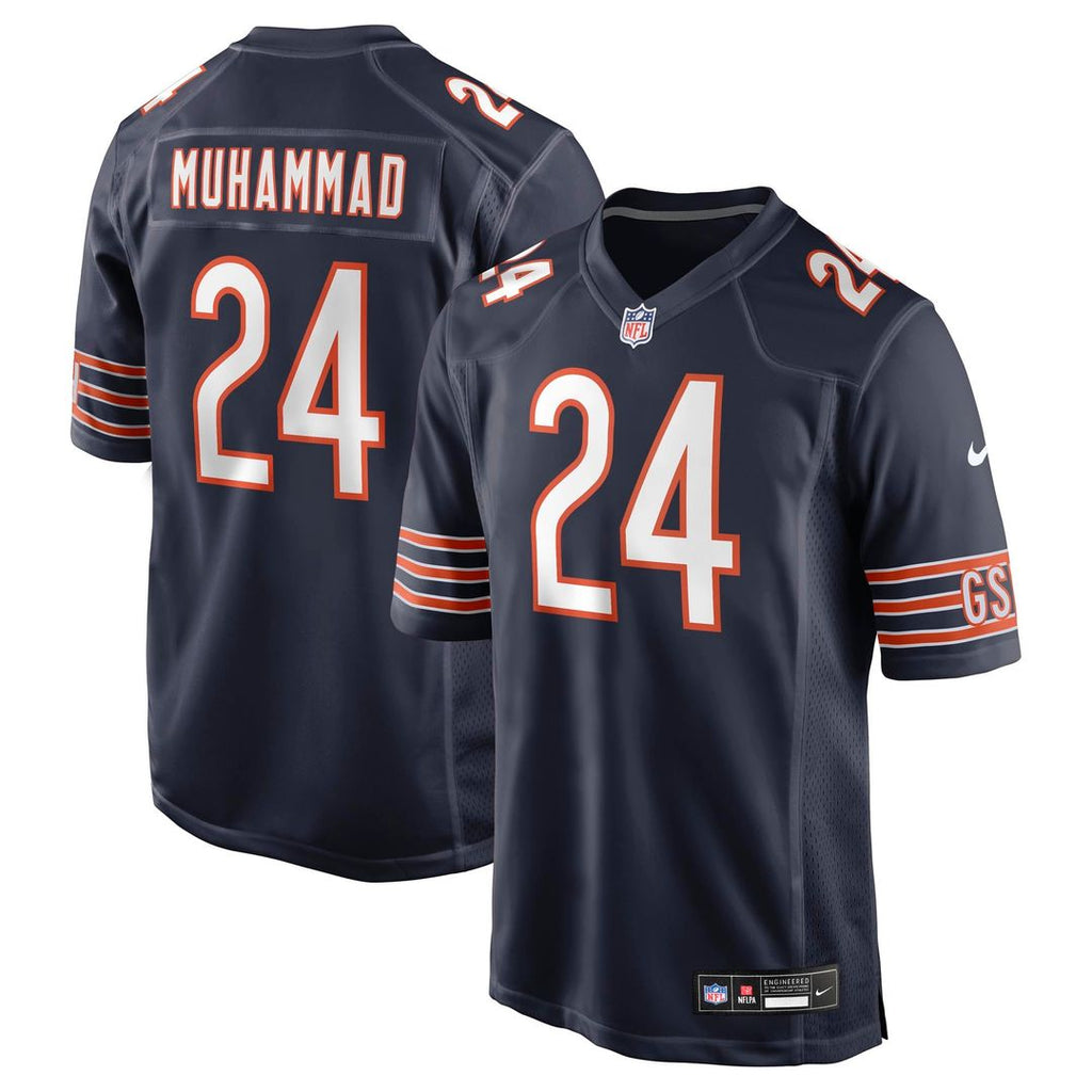 Chicago Bears Malik Muhammad Nike Navy Game Jersey