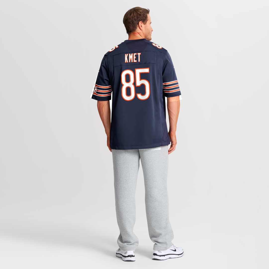Chicago Bears Cole Kmet Nike Navy Game Jersey