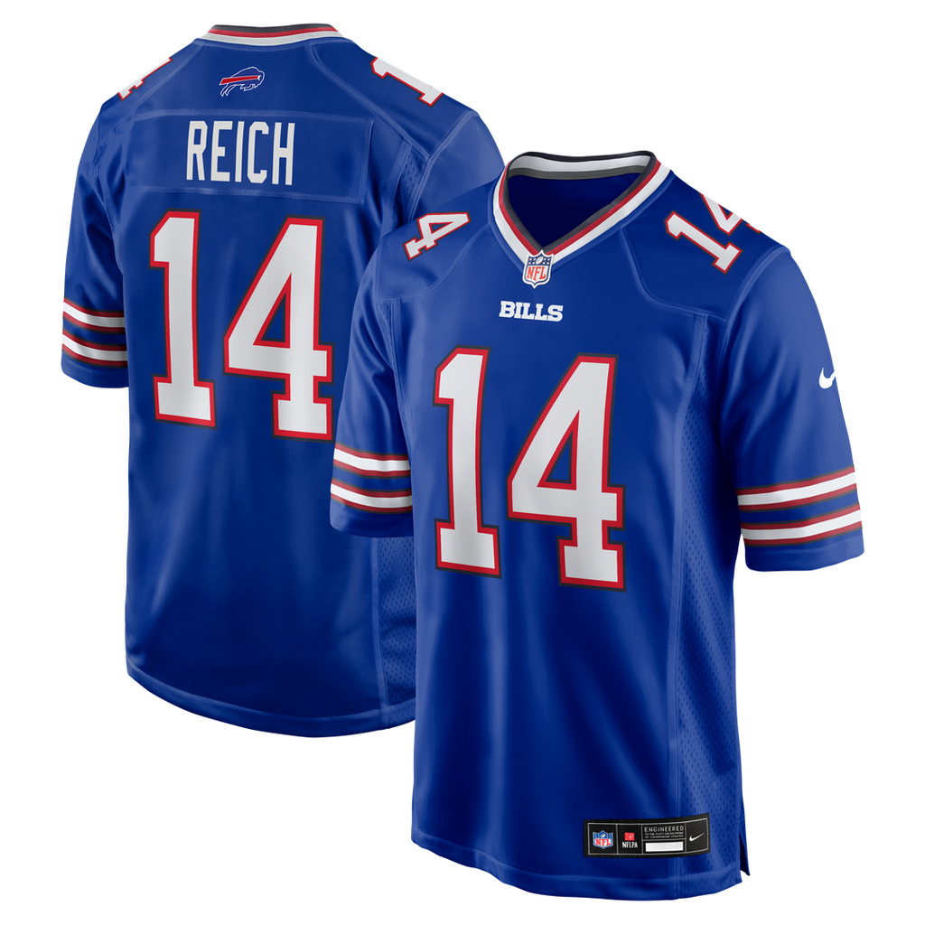 Buffalo Bills Frank Reich Nike Royal Retired Player Game Jersey