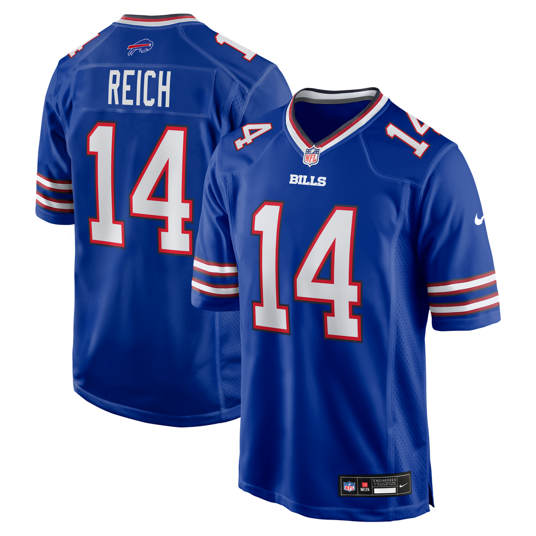 Buffalo Bills Frank Reich Nike Royal Retired Player Game Jersey