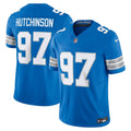 Detroit Lions Aidan Hutchinson Nike Blue Team Vapor FUSE Limited Jersey