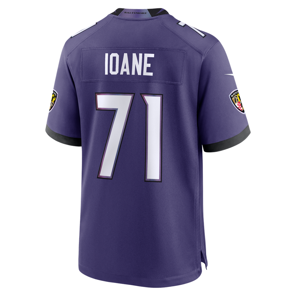 Baltimore Ravens Olaivavega Ioane Nike Purple Game Jersey