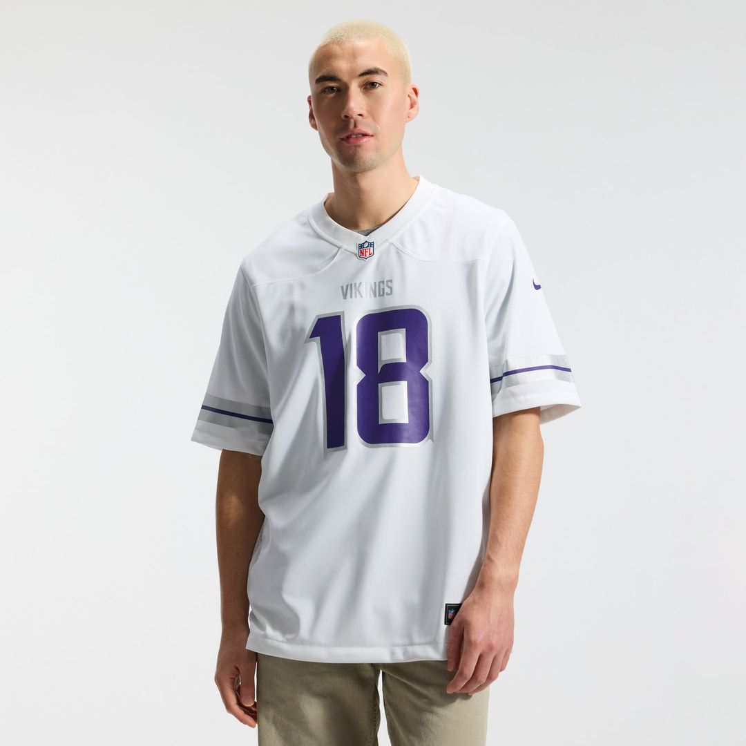 Minnesota Vikings Justin Jefferson Nike White Alternate Game Jersey