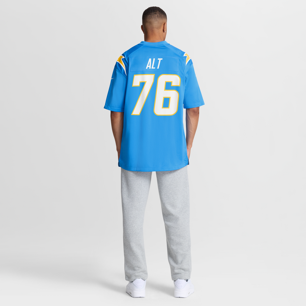 Los Angeles Chargers Joe Alt Nike Gold Alternate Charger Power Game Jersey