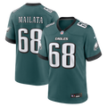 Philadelphia Eagles Jordan Mailata Nike Midnight Green Game Jersey