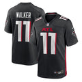 Atlanta Falcons Jalon Walker Nike Black Game Jersey