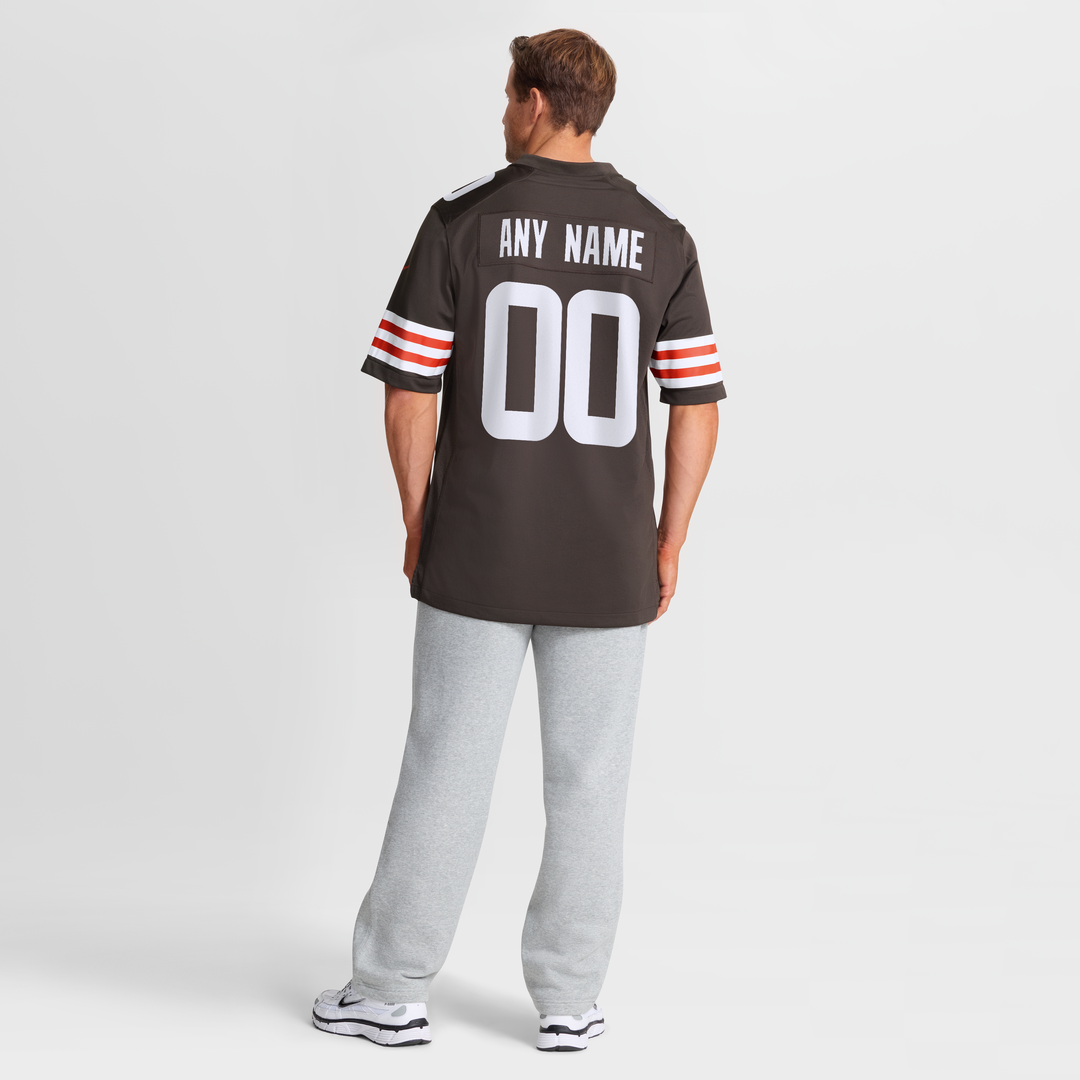 Nike Cleveland Browns Brown Custom Jersey