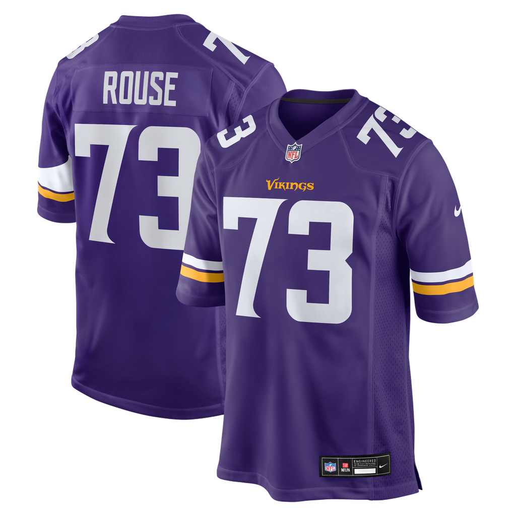 Minnesota Vikings Walter Rouse Nike Purple Game Jersey