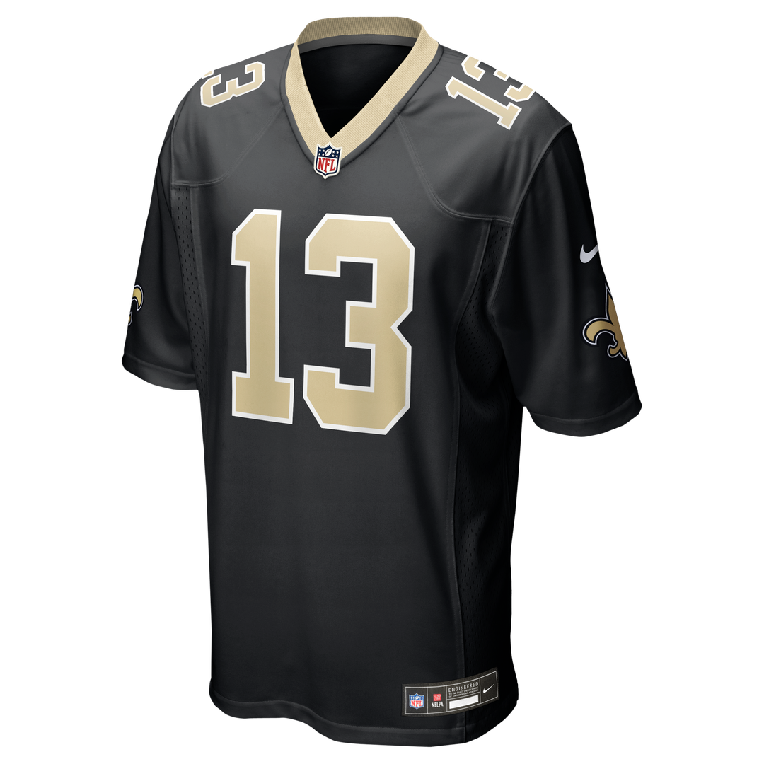 New Orleans Saints Velus Jones Jr. Nike Black Game Jersey