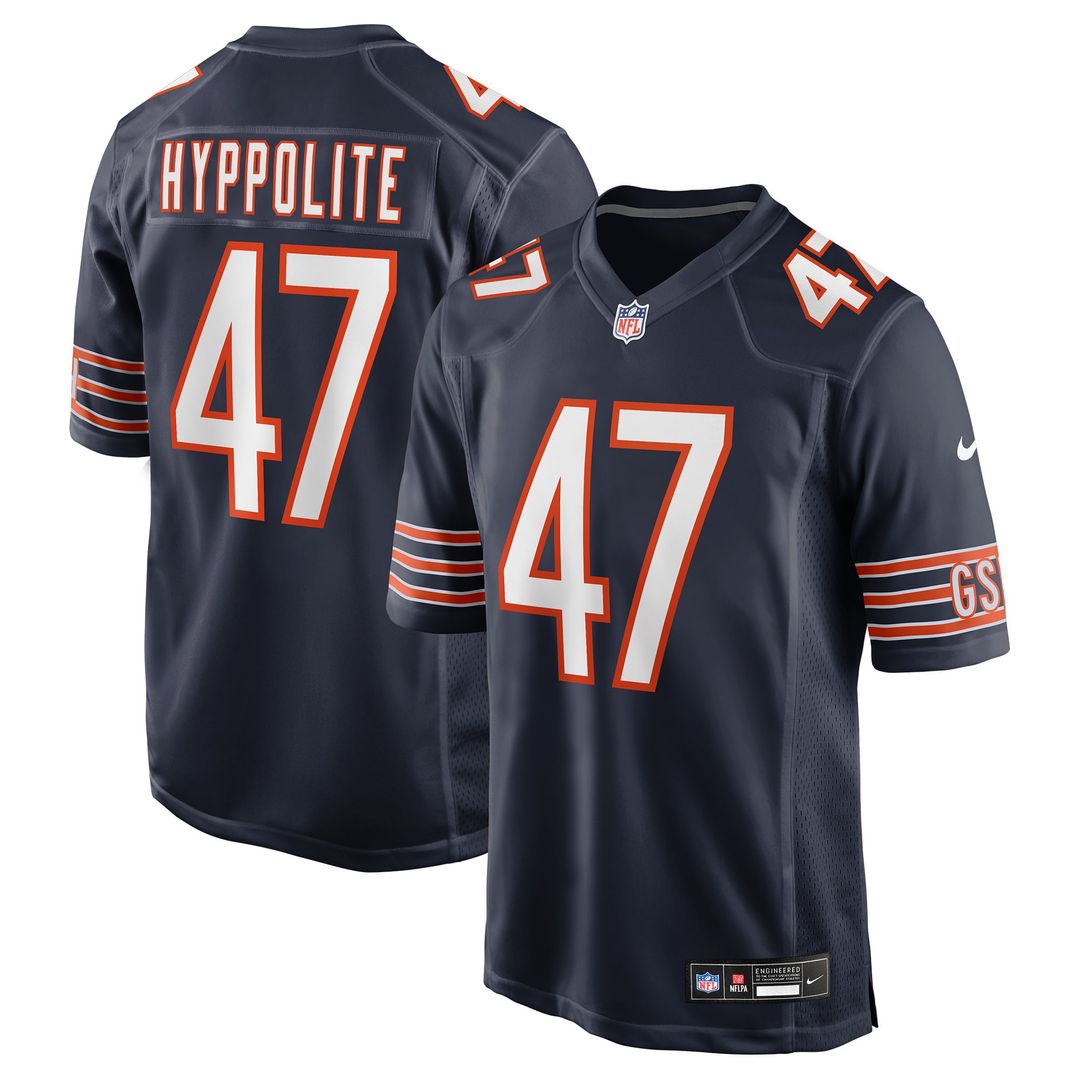 Chicago Bears Ruben Hyppolite II Nike Navy Game Jersey