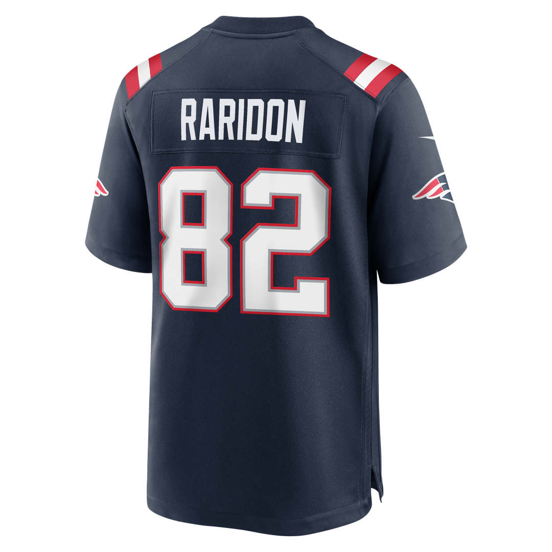 New England Patriots Eli Raridon Nike Navy Game Jersey