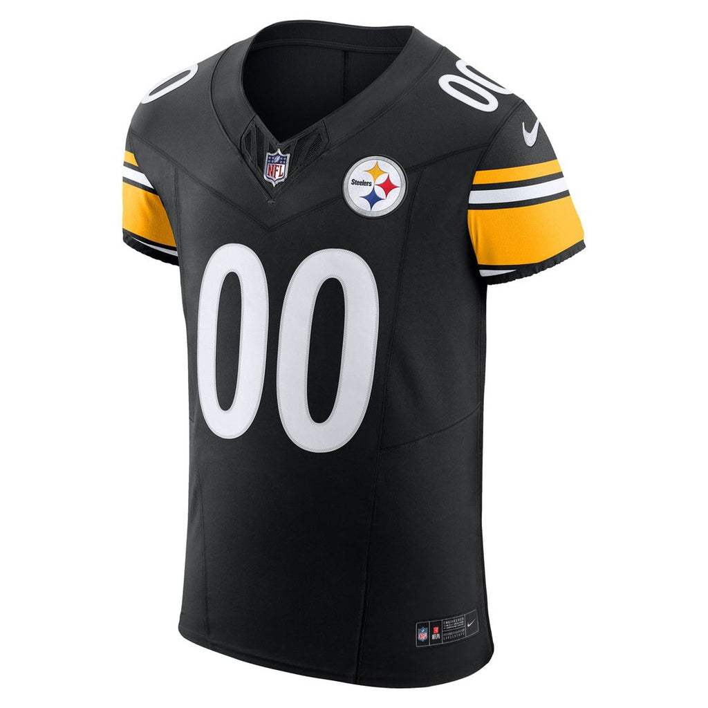 Pittsburgh Steelers Nike Black Vapor FUSE Elite Custom Jersey