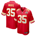 Kansas City Chiefs Christian Okoye Nike Red Retired Player Game Jersey
