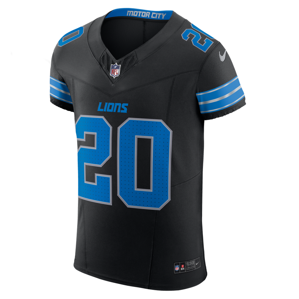 Detroit Lions Barry Sanders Nike Blue Team Vapor FUSE Elite Jersey