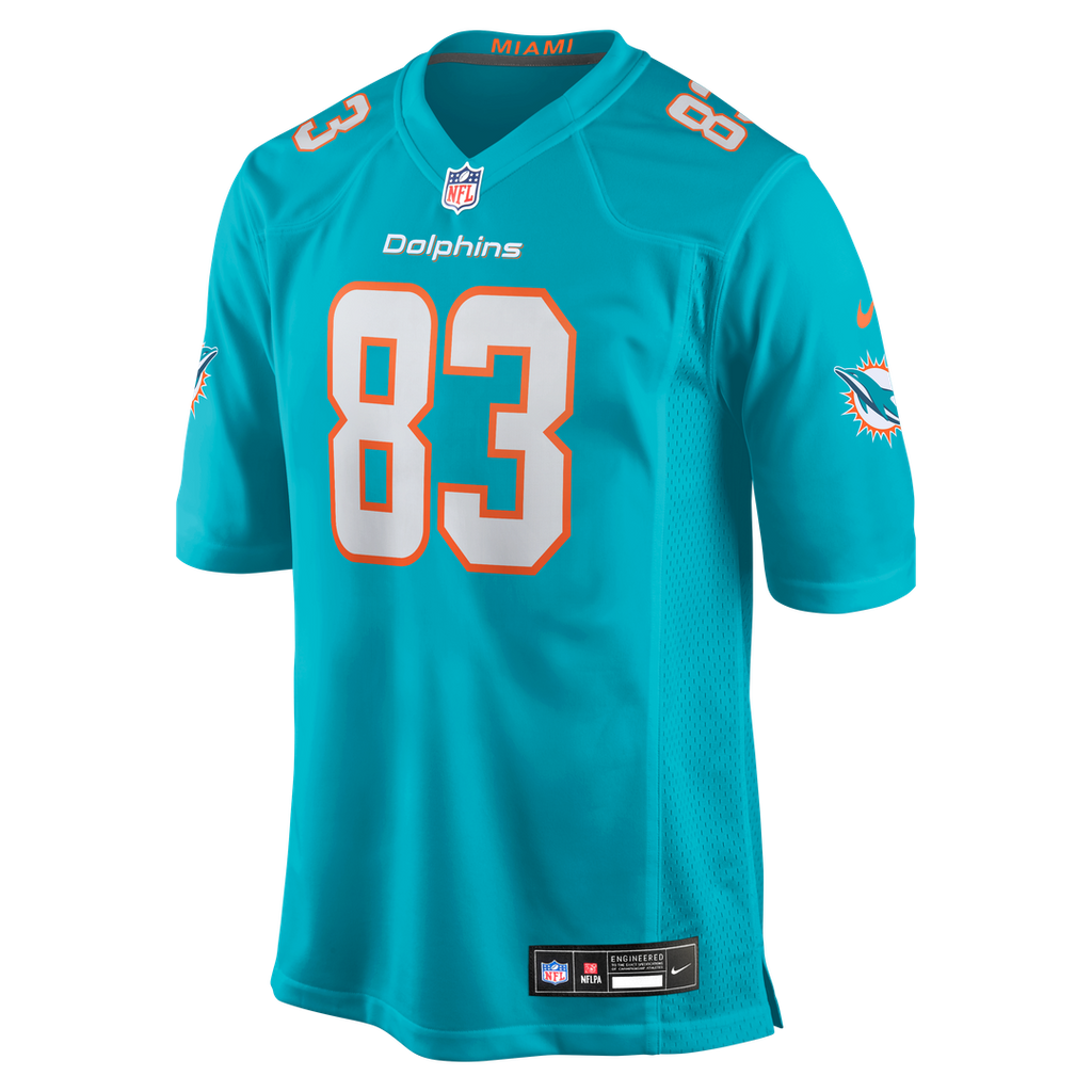 Miami Dolphins Darren Waller Nike Aqua Game Jersey