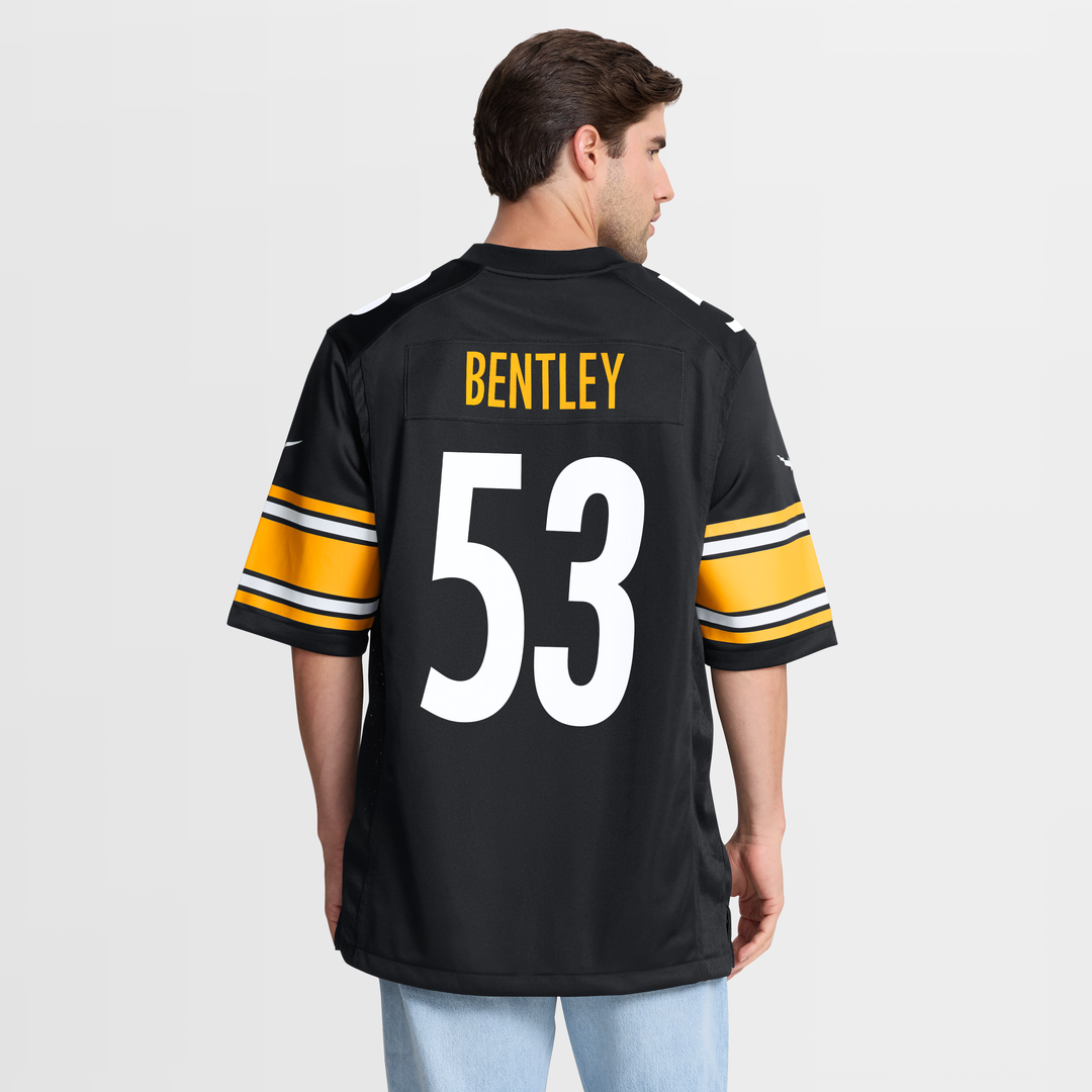 Pittsburgh Steelers JaWhaun Bentley Nike Black Game Jersey