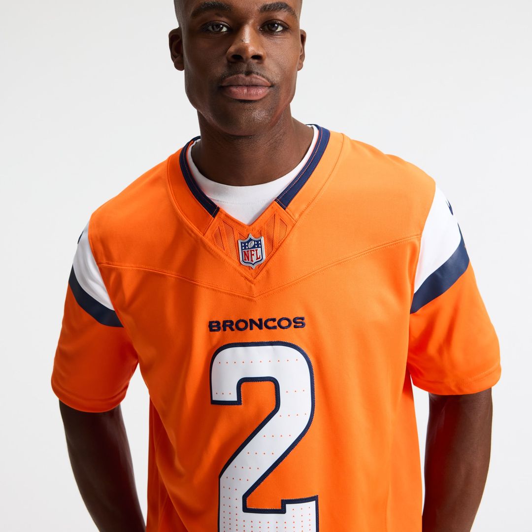 Denver Broncos Pat Surtain II Nike Navy Alternate Vapor FUSE Stitched Limited Jersey
