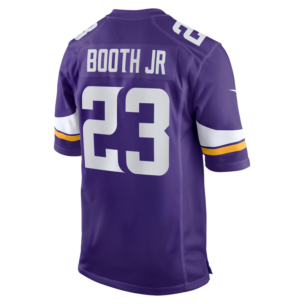 Minnesota Vikings Andrew Booth Jr. Nike Purple Game Jersey