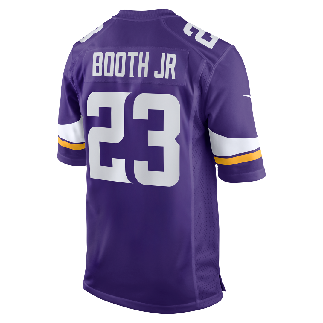 Minnesota Vikings Andrew Booth Jr. Nike Purple Game Jersey