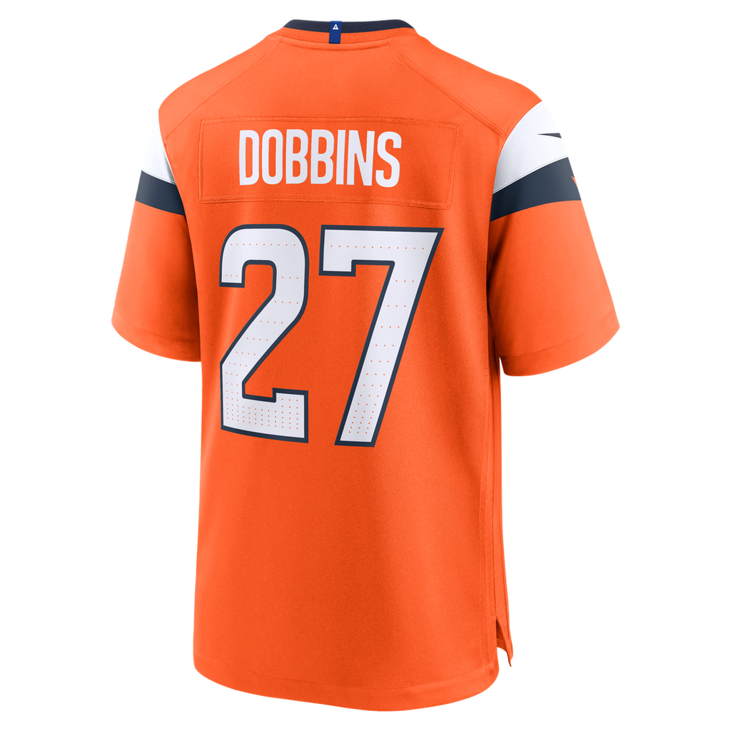 Denver Broncos J.K. Dobbins Nike Orange Game Jersey