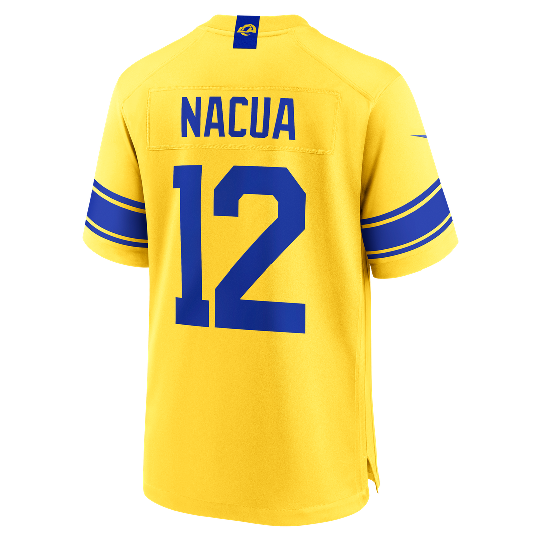Los Angeles Rams Puka Nacua Nike White White Game Jersey