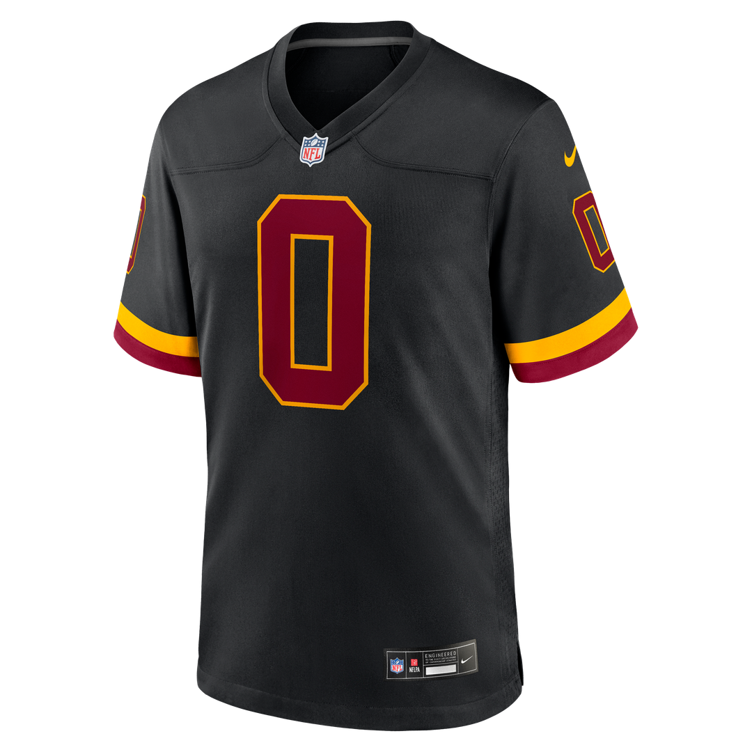 Washington Commanders Mike Sainristil Nike Black Hail Raiser Alternate Game Jersey