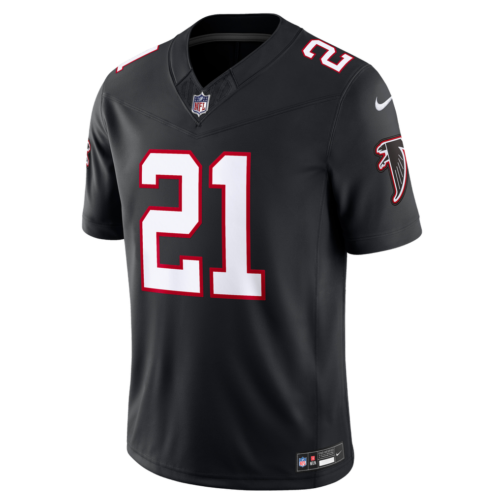 Atlanta Falcons Deion Sanders Nike Black Alternate Throwback Vapor FUSE Stitched Retired Limited Jersey