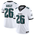 Philadelphia Eagles Saquon Barkley Nike White Vapor FUSE Stitched Limited Jersey