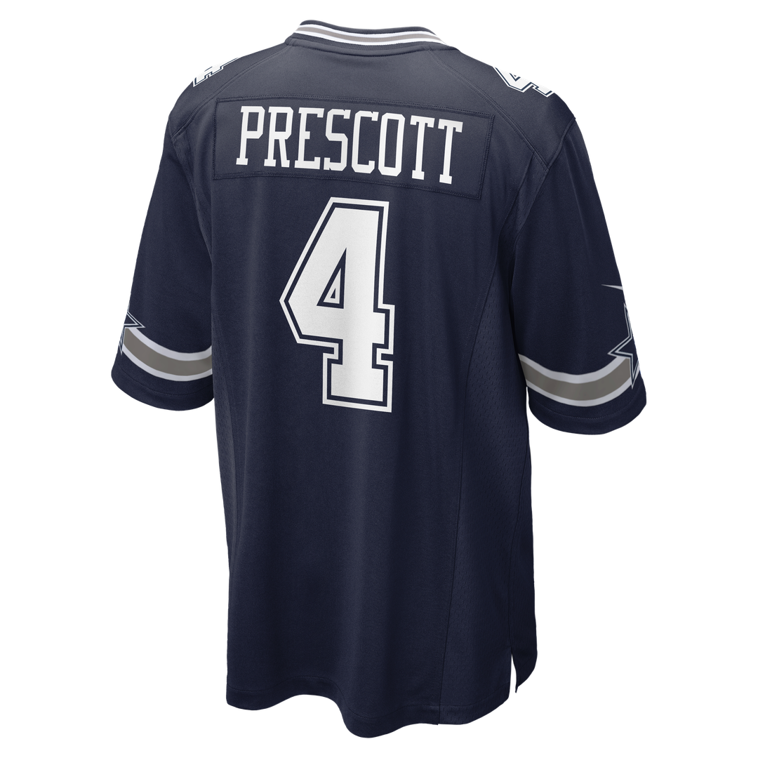 Dallas Cowboys Dak Prescott Nike White Game Team Jersey