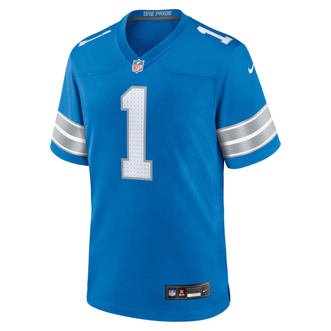 Detroit Lions Jameson Williams Nike Blue Game Jersey