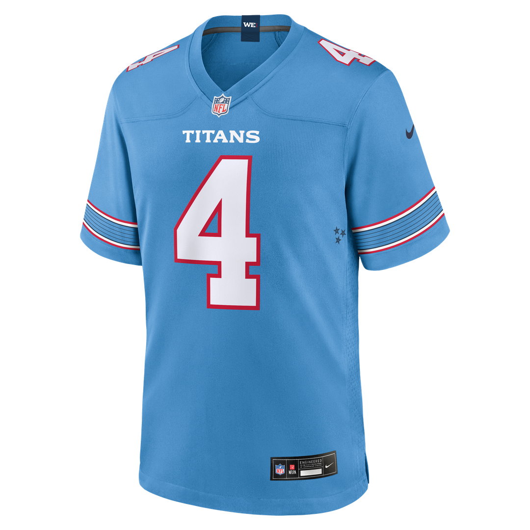 Tennessee Titans Wan'Dale Robinson Nike Light Blue Game Jersey