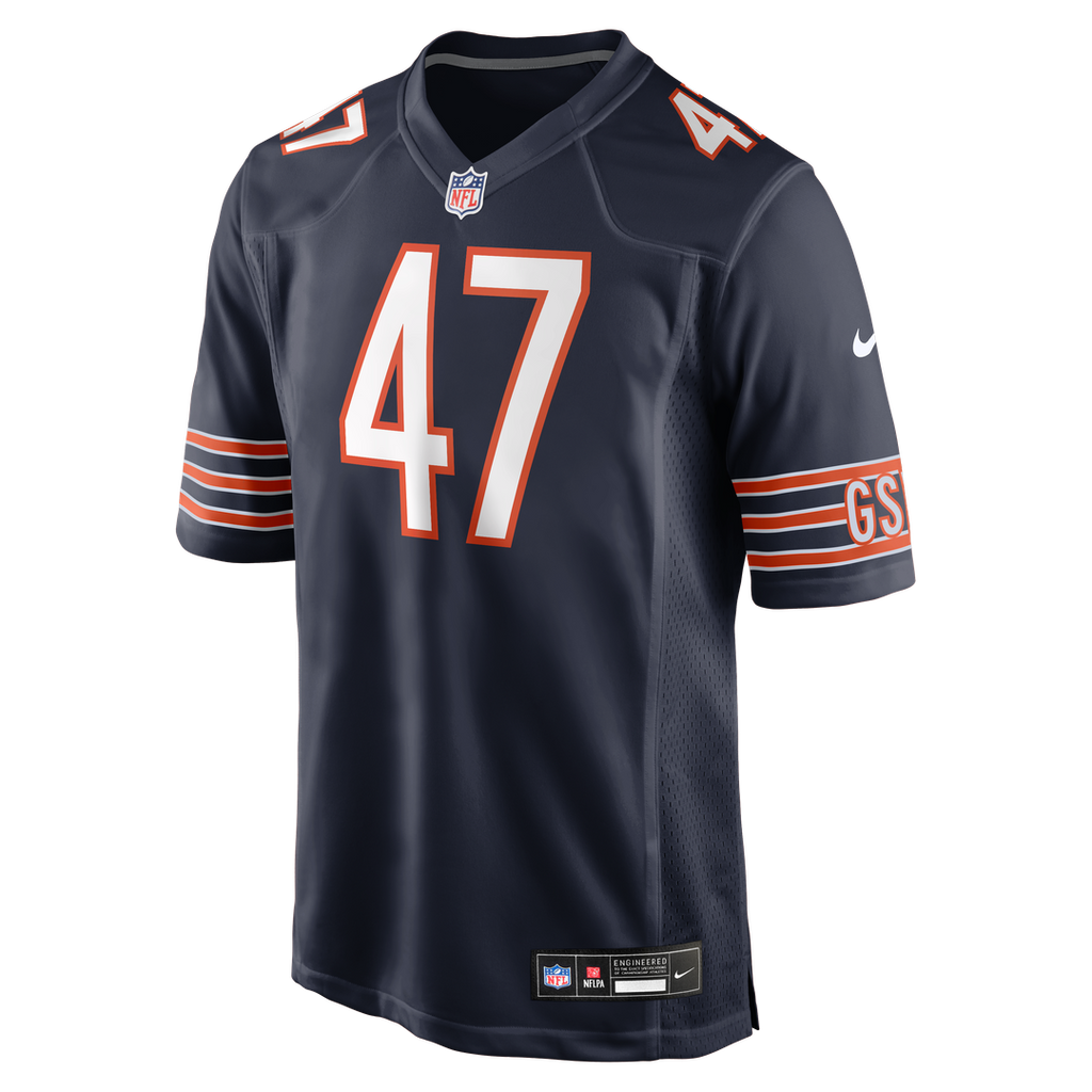 Chicago Bears Ruben Hyppolite II Nike Navy Game Jersey