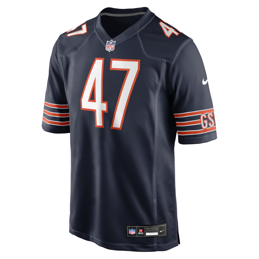Chicago Bears Ruben Hyppolite II Nike Navy Game Jersey