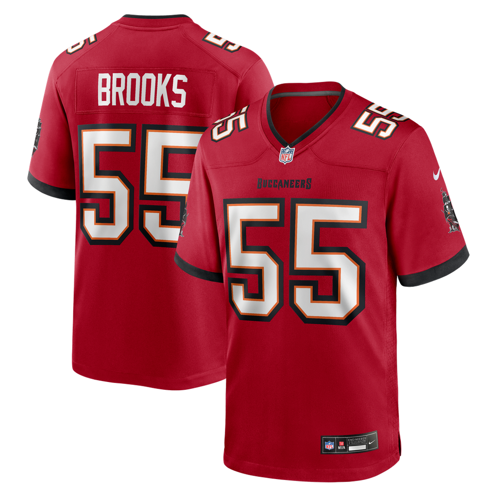 Tampa Bay Buccaneers Derrick Brooks Nike Red Retired Player Game Jersey