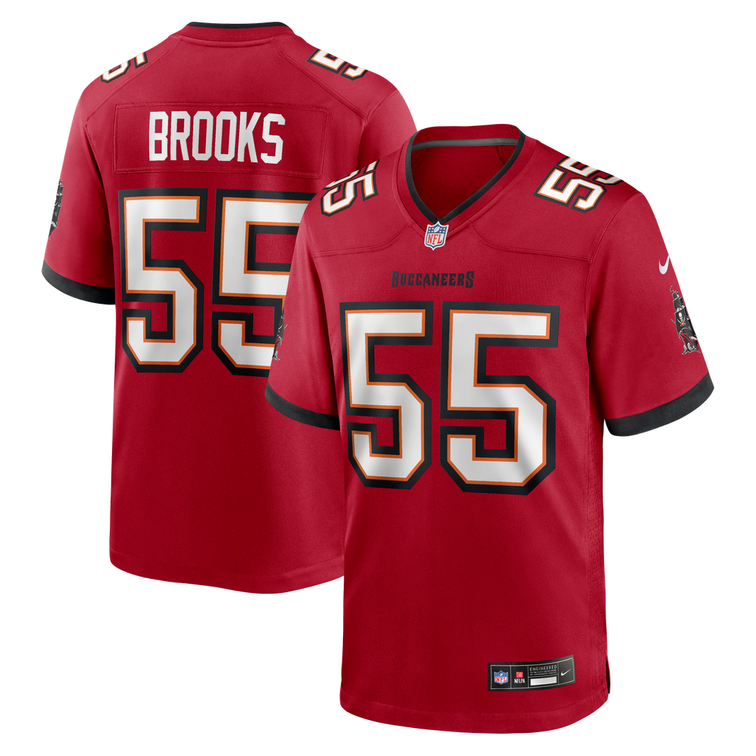 Tampa Bay Buccaneers Derrick Brooks Nike Red Retired Player Game Jersey