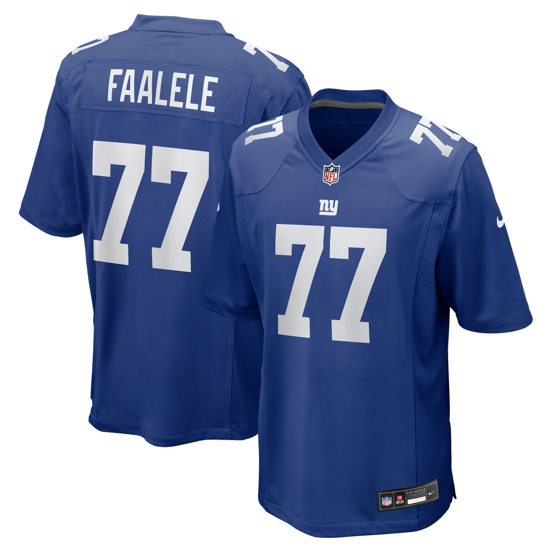 New York Giants Daniel Faalele Nike Royal Game Jersey