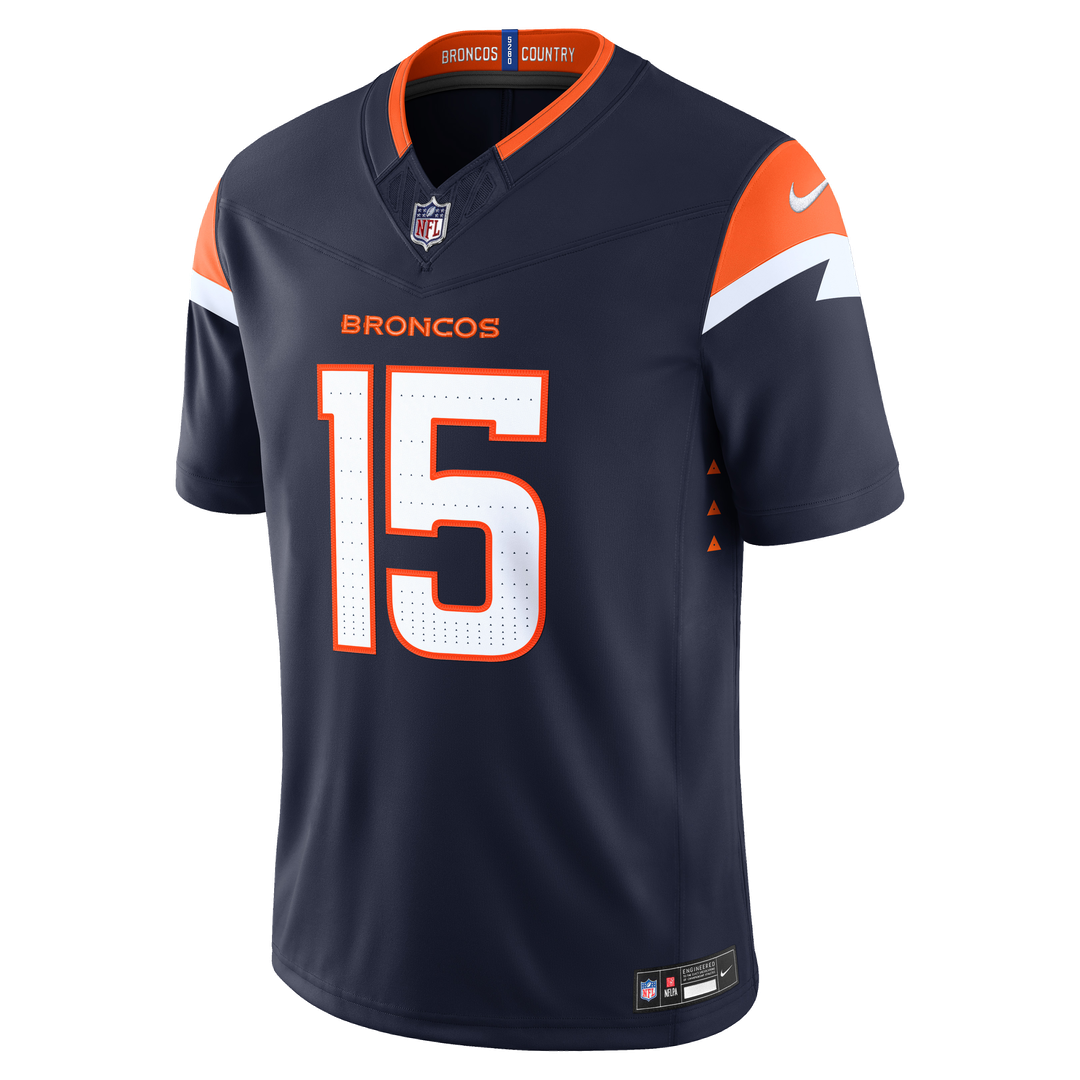 Denver Broncos Nik Bonitto Nike Navy Alternate Vapor FUSE Stitched Limited Jersey