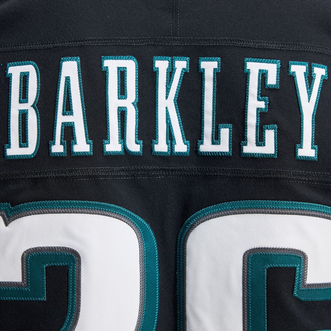 Philadelphia Eagles Saquon Barkley Nike Black Alternate Vapor FUSE Elite Jersey