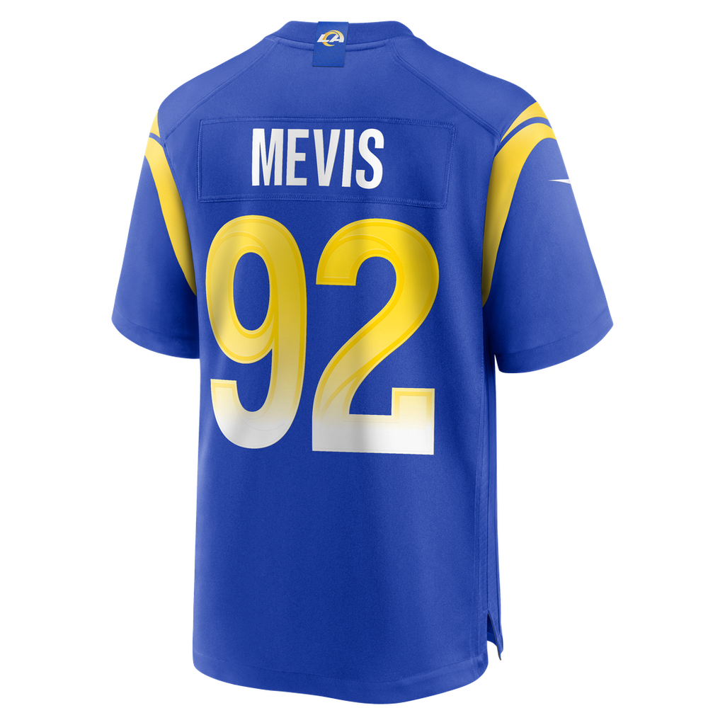 Los Angeles Rams Harrison Mevis Nike Royal Game Jersey