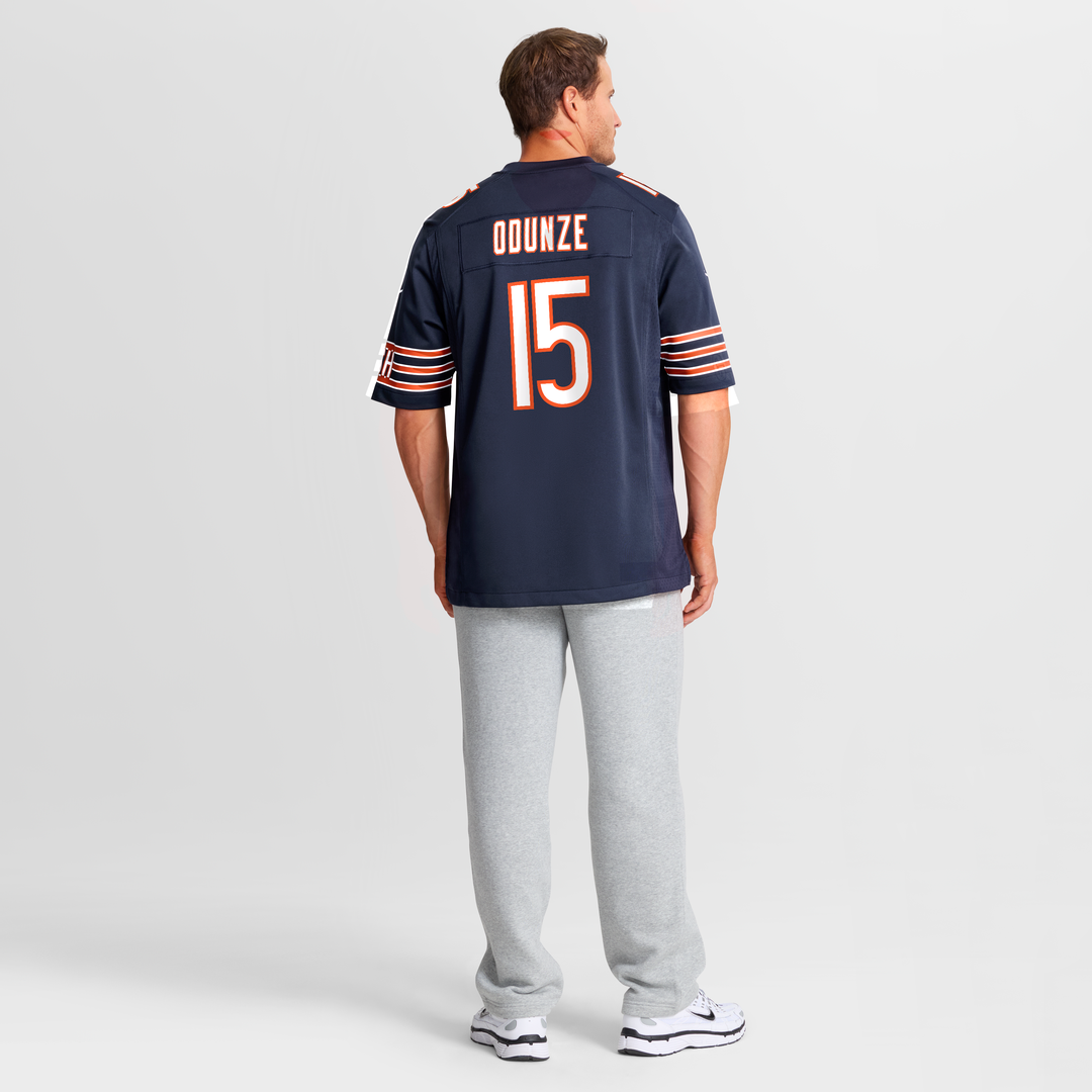 Chicago Bears Rome Odunze Nike Navy Game Jersey