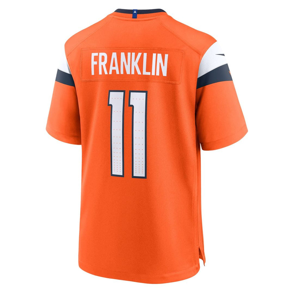 Denver Broncos Troy Franklin Nike Orange Game Jersey
