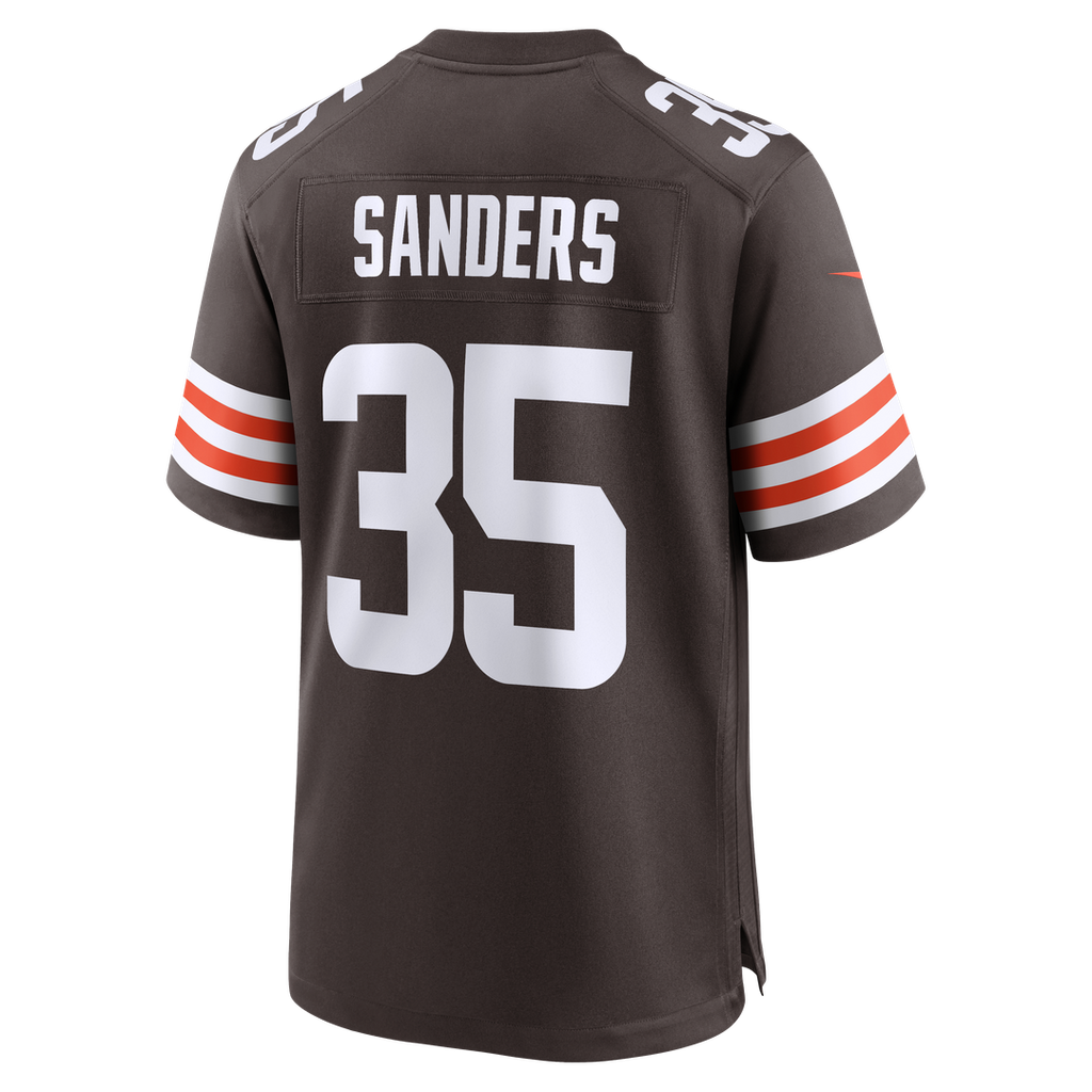 Cleveland Browns Raheim Sanders Nike Brown Game Jersey