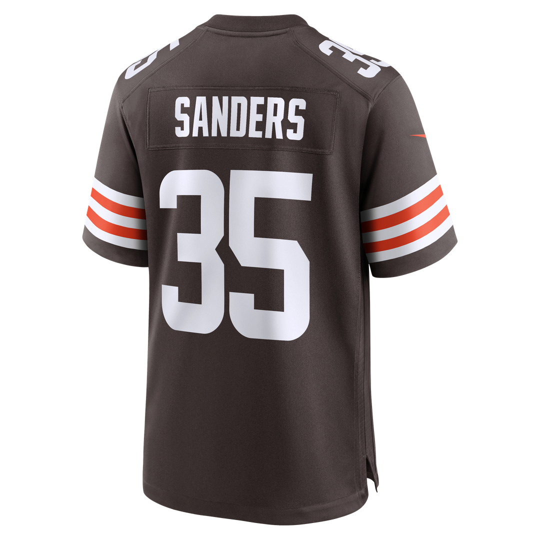 Cleveland Browns Raheim Sanders Nike Brown Game Jersey
